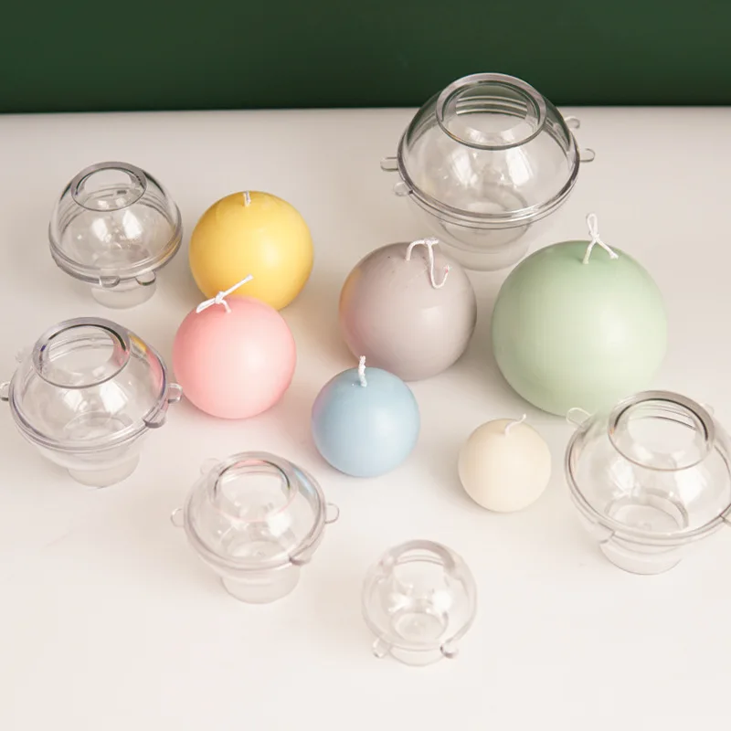 Candle Making Kit - 5-8cm Spherical Candle Plastic Mold Home