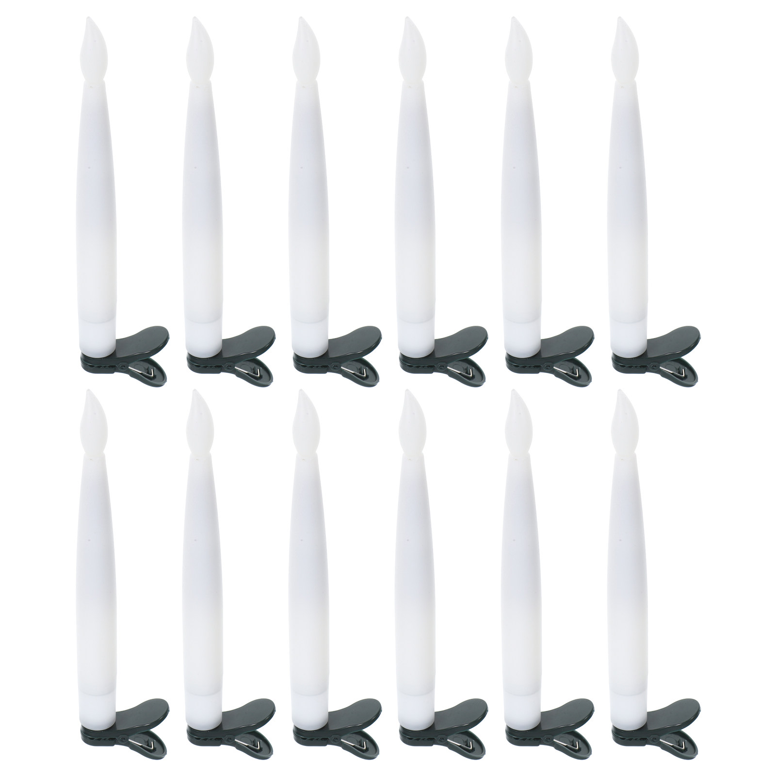 Paraffin Wax - 12Sets Christmas Tree LED Candles Warm
