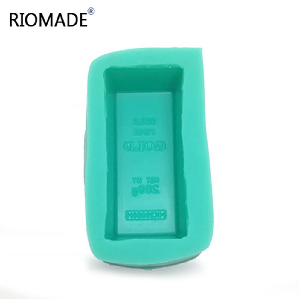 Gold Brick Shape Silicone Mold - Candle Molds 评论和价格