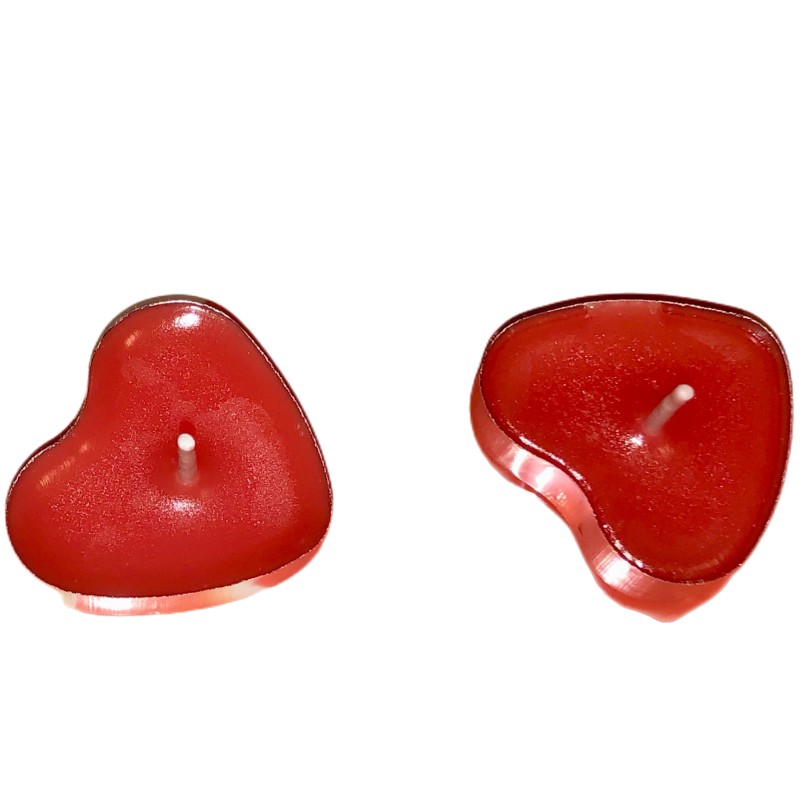100 Sets Heart shaped Empty Al - Candle Containers 评论和价格