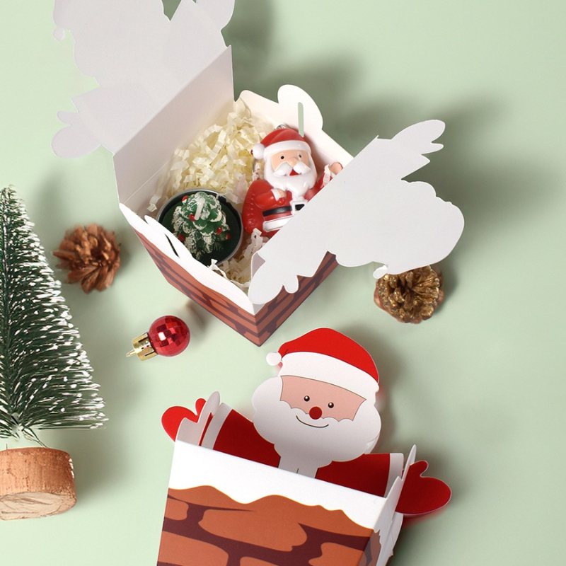 10/30/50pcs Santa Claus Climbi - Candle Containers 评论和价格