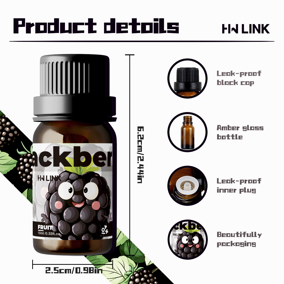 Blackberry Fragrance Oils 10ml - Candle Fragrance 评论和价格