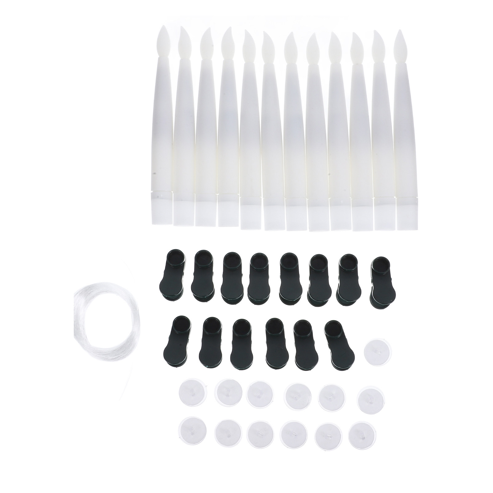 12Sets LED Decoration Candles  - Paraffin Wax 评论和价格