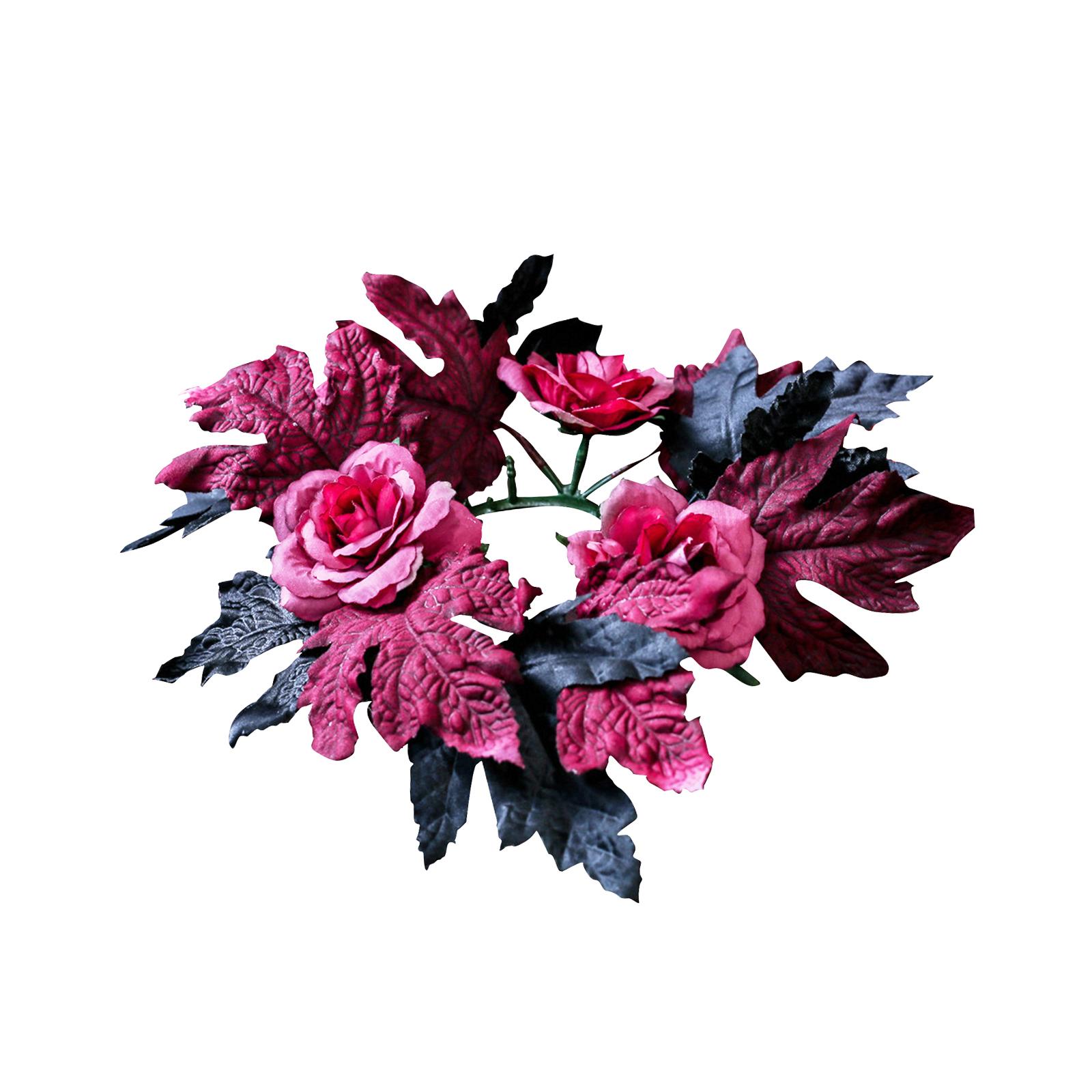Dark Rose Halloween Wreath Sil - Soy Wax 评论和价格