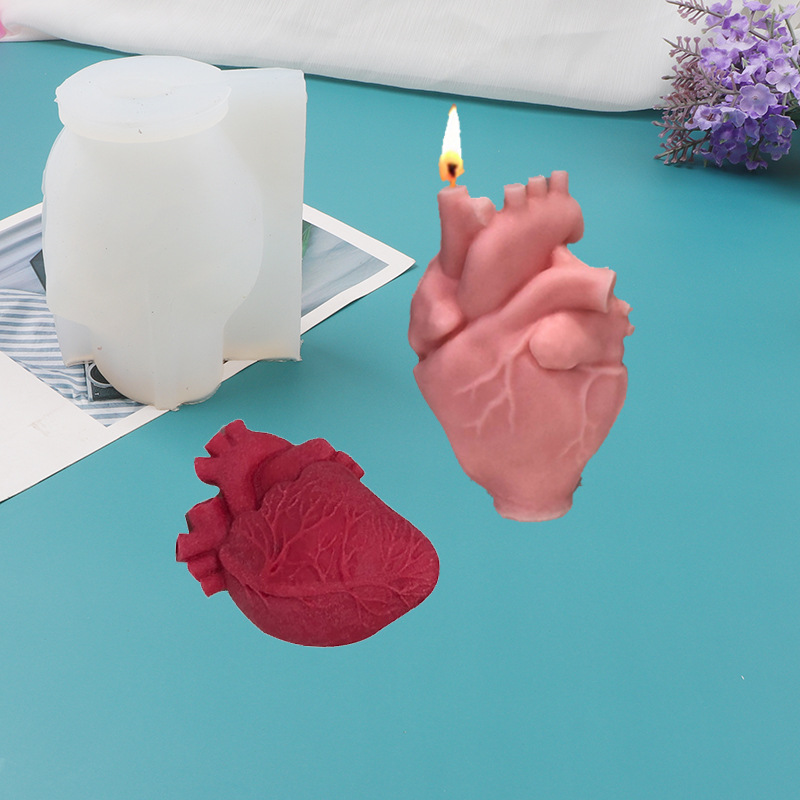 DIY Human Heart Silicone Candl - Candle Making Kit 评论和价格