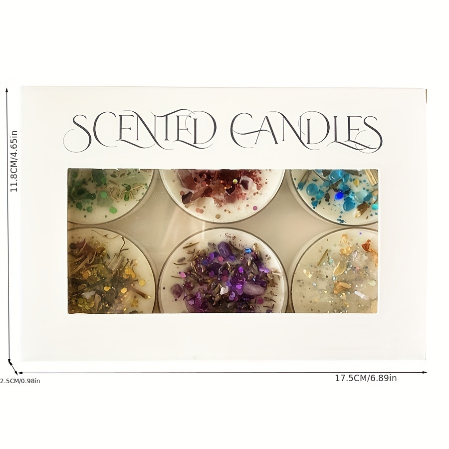 Set of 6 Scented Candles Fragr - Silk Candle 评论和价格