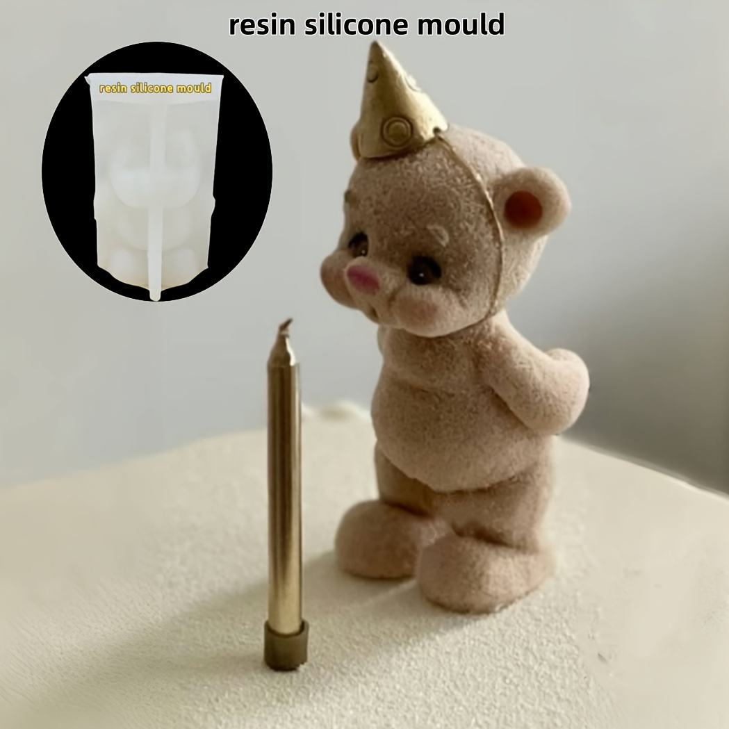 DNEJIU Cute Bear Silicone Mold - Candle Molds 评论和价格