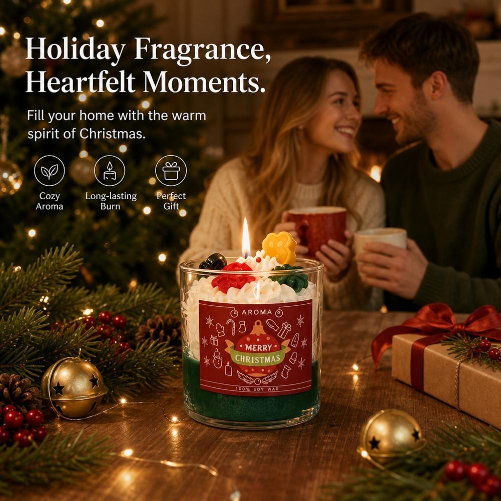 Christmas Scented Candle Glass - Soy Wax 评论和价格