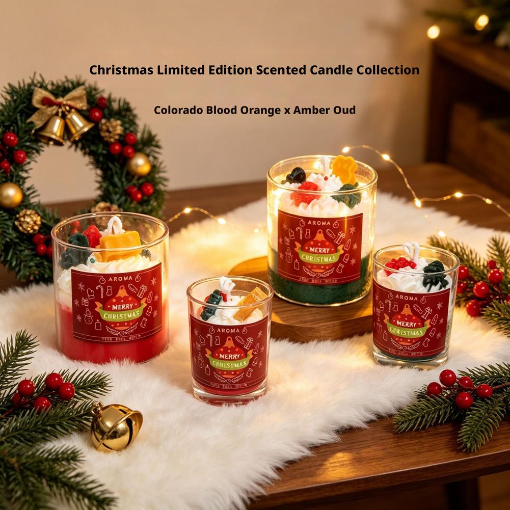 Christmas Scented Candle Glass - Soy Wax 评论和价格