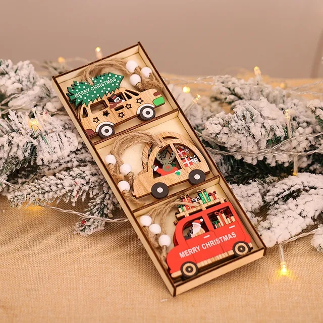 Wooden Christmas Pendant Merry - Candle Lighter 评论和价格