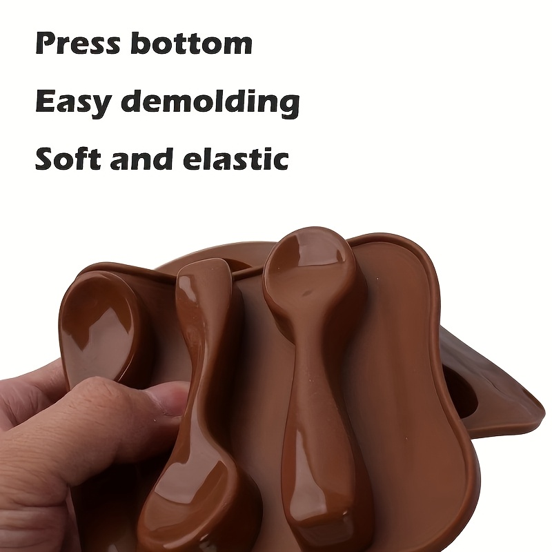 1pc Spoon Silicone Mold, Soap  - Candle Molds 评论和价格