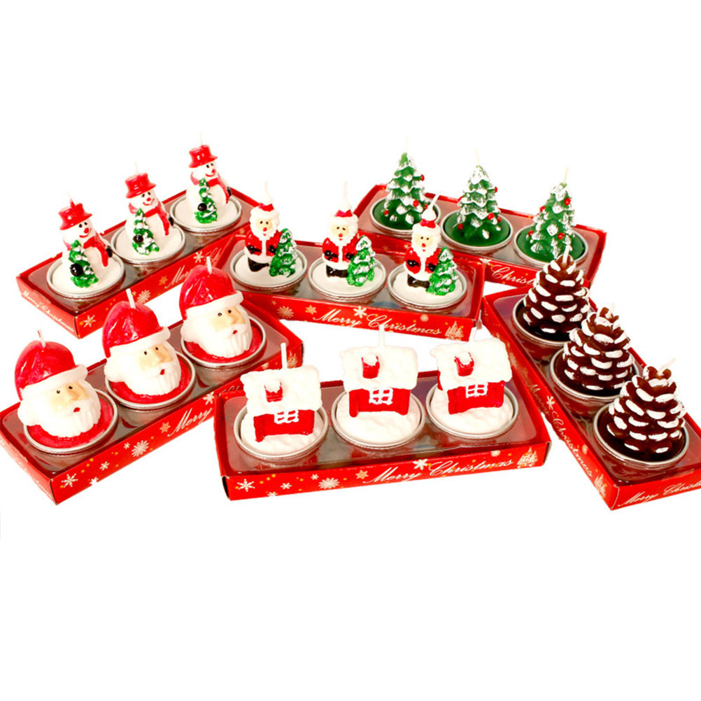 3Pcs Christmas Paraffin Materi - Paraffin Wax 评论和价格