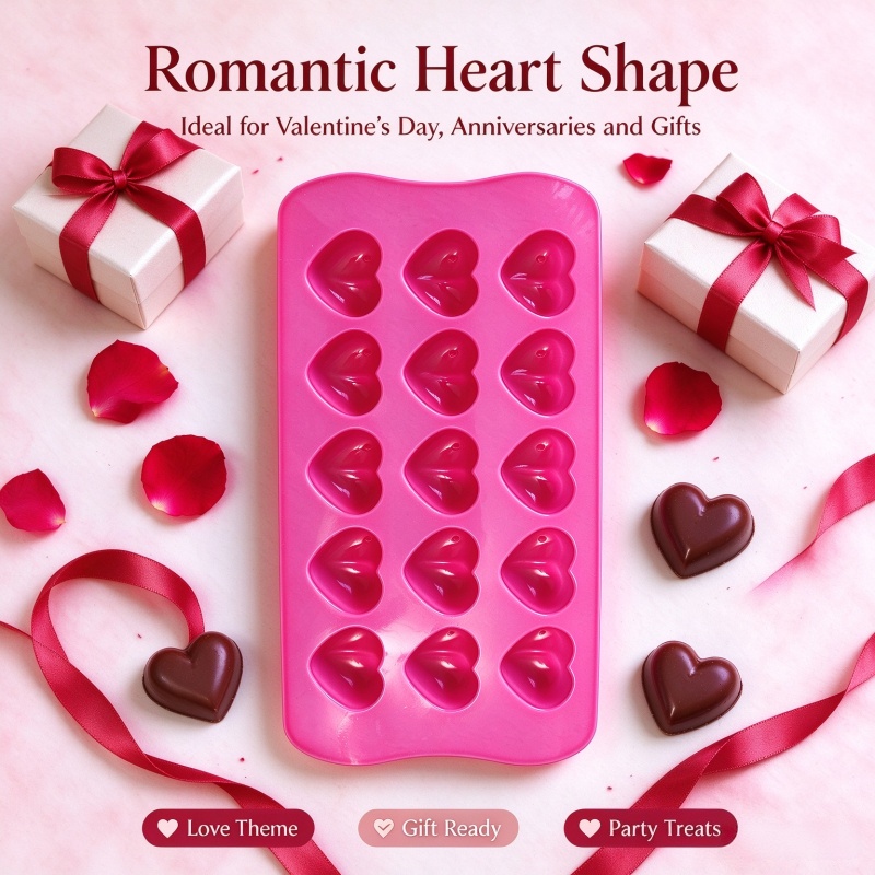 3D Love Heart Silicone Mold Fo - Candle Molds 评论和价格