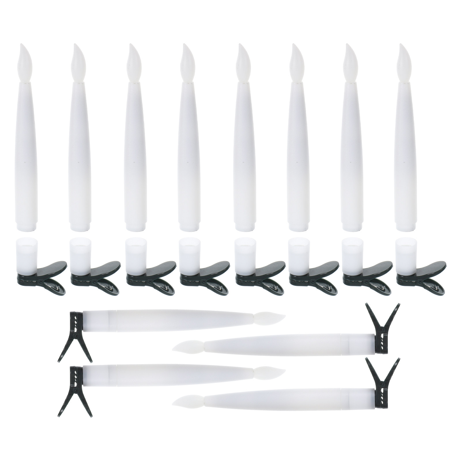 12Sets Christmas Tree LED Cand - Paraffin Wax 评论和价格